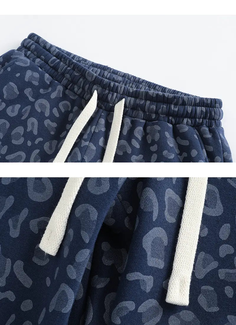 Gift (Fragrant Slice) Straight-Leg Drawstring Trousers