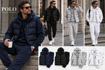 Men's Heritage  3-Piece Hooded Tracksuit Set with Puffer Vest