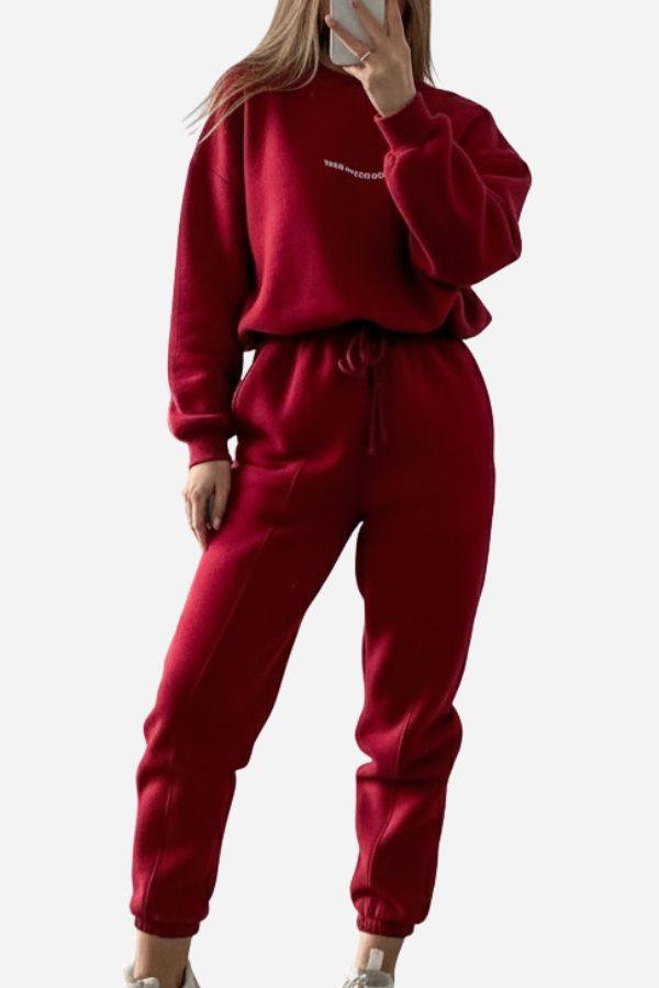Storm Sweater Mock Neck Athleisure Set