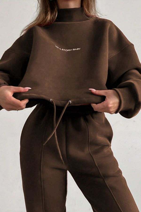 Storm Sweater Mock Neck Athleisure Set
