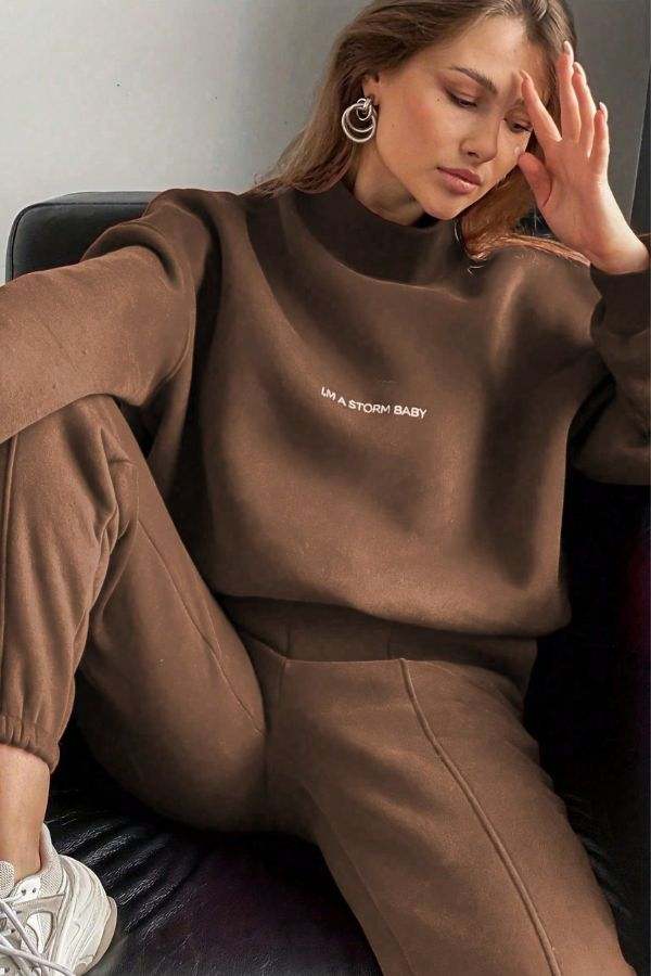 Storm Sweater Mock Neck Athleisure Set
