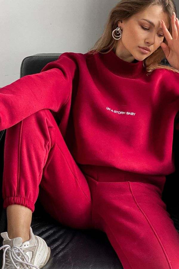 Storm Sweater Mock Neck Athleisure Set