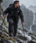 Men's 3-Piece Waterproof Outdoor Set – Hooded Jacket, Fleece Liner & Cargo Pants